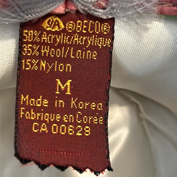 BECO Gray Tweed Mens Fedora Hat with Feathers Made in Korea, Vintage - Picture 9 of 12